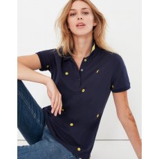 Pippa Embroidered Sunflower Polo Shirt