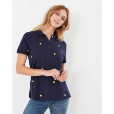 Pippa Embroidered Sunflower Polo Shirt