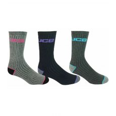 JCB Ladies' Outdoor Activity Socks - 3pk