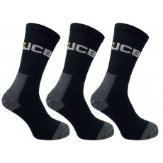 JCB Work Socks Bumper Pack - 4pk