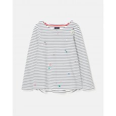 JOULES HARBOUR EMBROIDERY DETAIL TOP