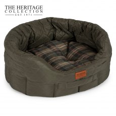 ANCOL QUILTED OVAL BED - 50CM