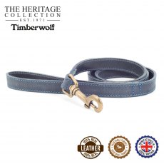 Ancol Timberwolf Leather Lead - 100cm X 1.9cm