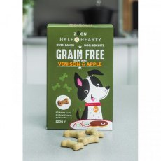 ZOON HALE & HEARTY VENISON & APPLE GRAIN FREE BISCUITS - 320G