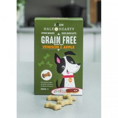 Zoon Hale & Hearty Venison & Apple Grain Free Biscuits - 320g