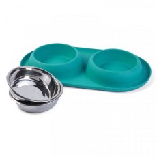 Zoon Twin Bowl Feeding Tray