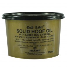 Gold Label Solid Hoof Oil - 500ml