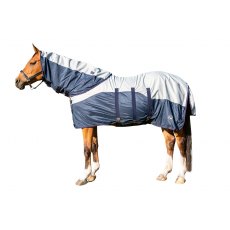 HKM Fly/rain Blanket With Neck Part Belly Flap