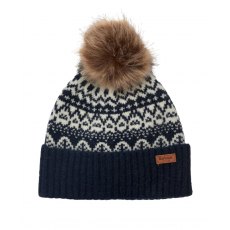 Barbour Alpine Fair Isle Pom Beanie