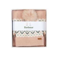 Barbour Eden Fairisle Beanie & Scarf Set