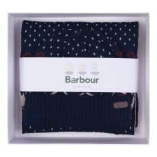 Barbour Rothbury Fairisle Beanie & Scarf Gift Set