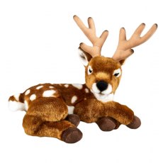 Living Nature Deer With Antlers Soft Toy - 28cm