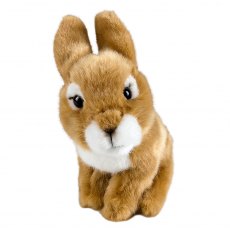 Living Nature Sitting Baby Rabbit Soft Toy - 17cm