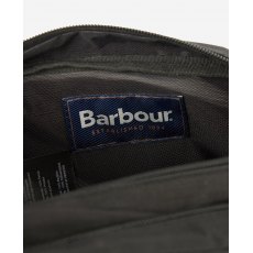 Barbour Black Double Zip Washbag