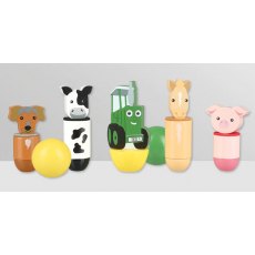 Tractor Ted Wooden Skittles