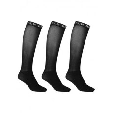 Mountain Horse Black Competition Socks - 3pk
