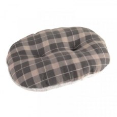 Zoon Tuffearth Recycled Grey Fleece Oval Cushion - Xxl