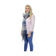 Hy Ladies Soft Tartan Scarf