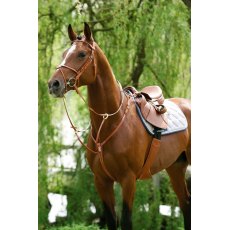 Stubben Breastplate With Running Attachment & Silver Fittings