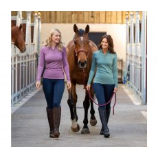 Aubrion Team Long Sleeve Base Layer - Sage