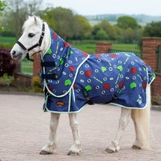 Gallop New Ponie Apple & Mint Dual Turnout Rug