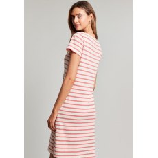 Joules Henley Button Down A Line Dress