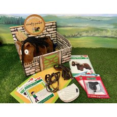 Crafty Ponies Leather Tack Starter Box Set Brown