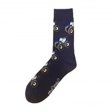 ShuttleSocks Crew Short Navy Tractor