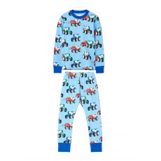 Lighthouse Boys' Tractor Print Pyjamas