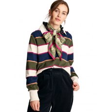 Joules Ladies' Multi Stripe Sammie Rugby Shirt