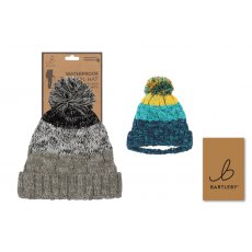 Bartleby Unisex Waterproof Turn-Up Bobble Hat