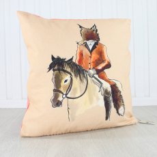 GRAY'S MISTER FOX CUSHION WITH TWEED REVERSE
