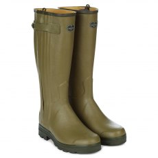 Le Chameau Men's Chasseur Leather Lined Wellingtons