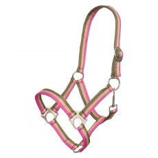 Imperial Riding Headcollar Irheconomic Multi Flower Pink