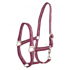 Imperial Riding Headcollar Irheconomic Rose/Bordeaux/Silver