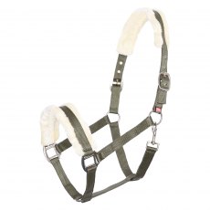 Imperial Riding Headcollar Irhclassic Fur Olive Green