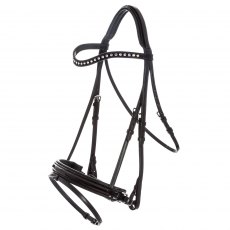 Imperial Riding Snaffle Bridle Irhdi Layla Black/Chrystal