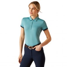 Ariat Women's Bandera 1/4 Zip Short Sleeve Polo