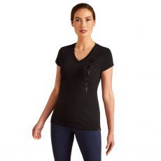 Ariat Women's Vertical Logo V T-Shirt