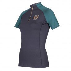 Shires Women's Aubrion Team Short Sleeve Base Layer