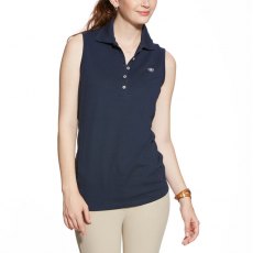 Ariat Prix Sleeveless Polo Navy