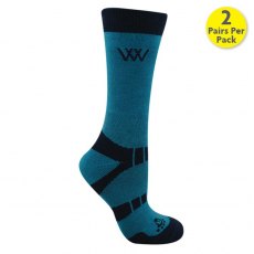 Woof Waffle Knit Bamboo Short Riding Socks - Pack Of 2