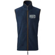 Back British Farming Men's Navy Fleece Gilet