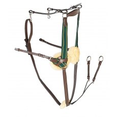 Gallop Leather 5 Point Breastplate