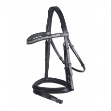 Gfs Crystal Flash Bridle Black