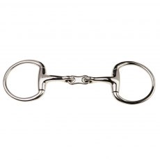 JP Korsteel French Link Eggbutt Snaffle Curved Mouth