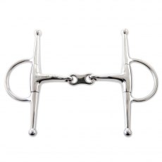JP KORSTEEL FRENCH LINK FULL CHEEK SNAFFLE CURVED MOUTH