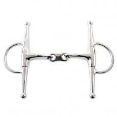 JP Korsteel French Link Full Cheek Snaffle Curved Mouth