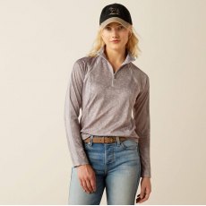 Ariat Women's Sunstopper 3.0 1/4 Zip Baselayer