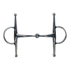 JP Korsteel Full Cheek Snaffle Curved Mouth